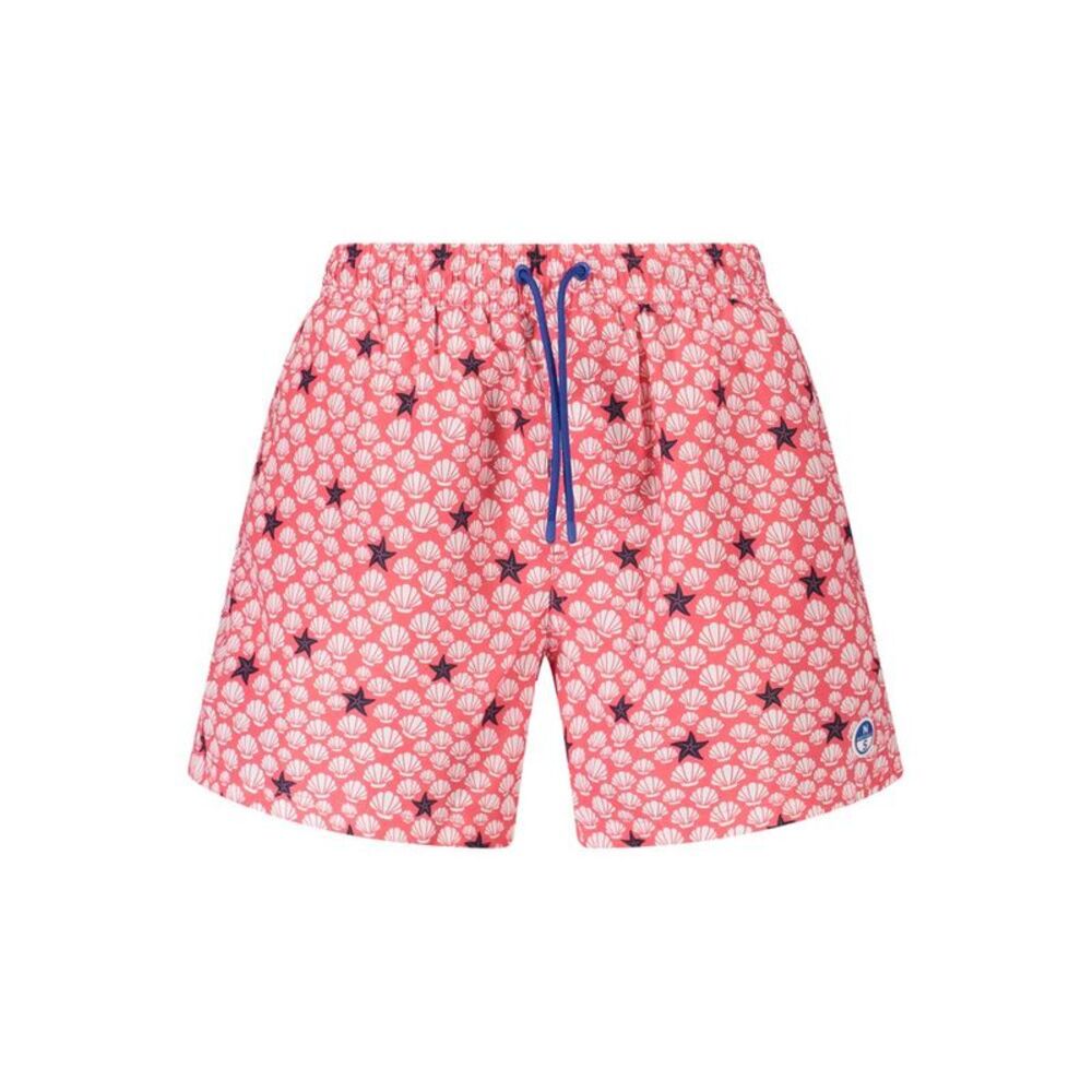North Sails Rosso Polyester Men Swim Men's Trunk